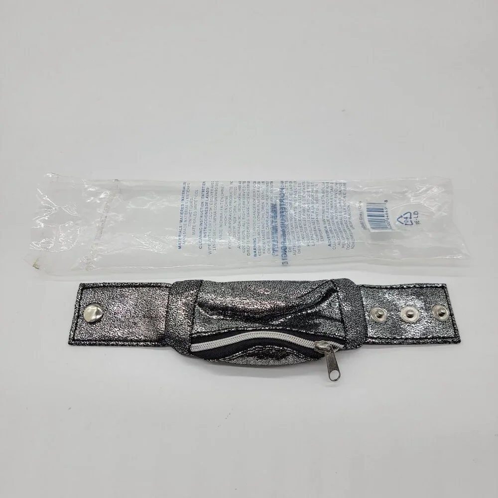 NEW Avon Wrist Wallet Ladies Silver Sparkle